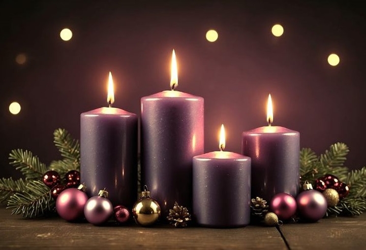 Adventi készülődés a művelődési ház udvarán