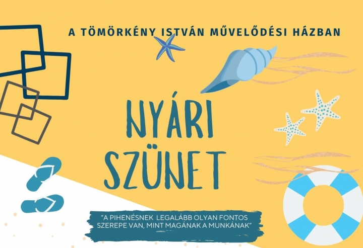 Nyári szünet - 2025.