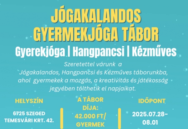 Jógakalandos Gyermekjóga Tábor