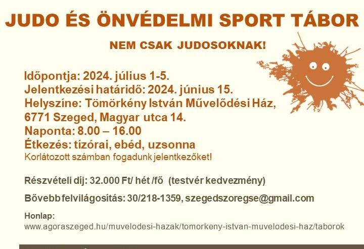 Judo és önvédelmi sport tábor