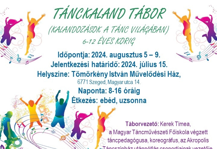 Tánckaland tábor 6-12 éves korig