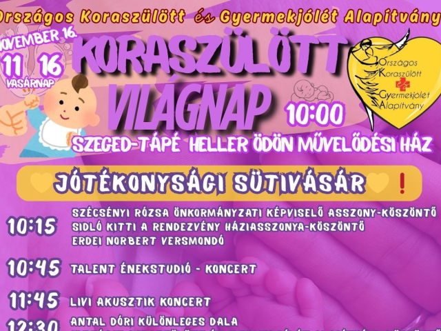 Koraszülött Világnap