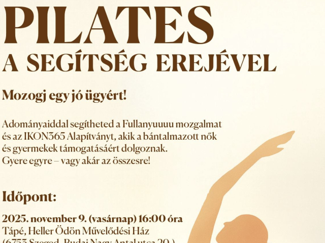 Pilates a segítség erejével