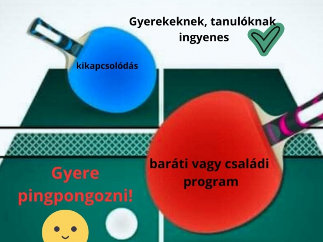 Gyere pingpongozni!