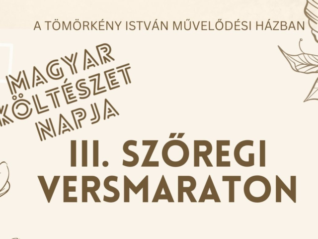 III. Szőregi Versmaraton