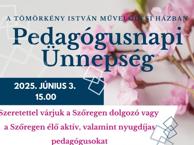 Pedagógusnapi ünnepség