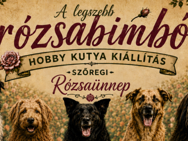Rózsabimbó hobby kutya kiállítás