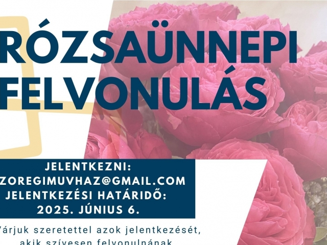 Rózsaünnepi felvonulás