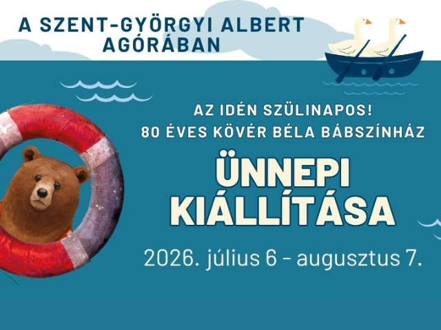 80 éves Kövér Béla Bábszínház - kiállítás