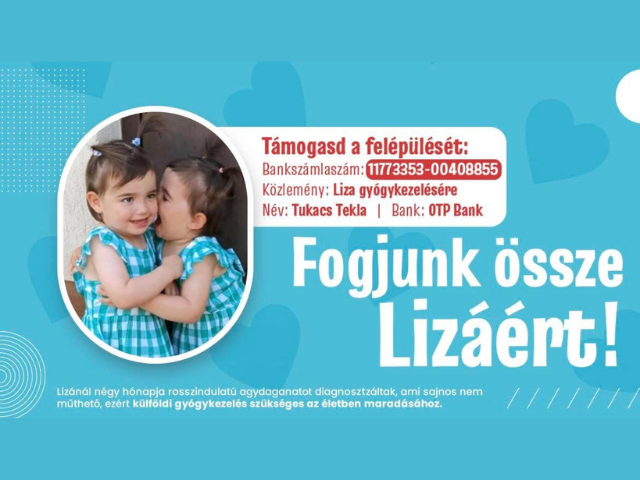 Jótékonysági rendezvény Lizáért