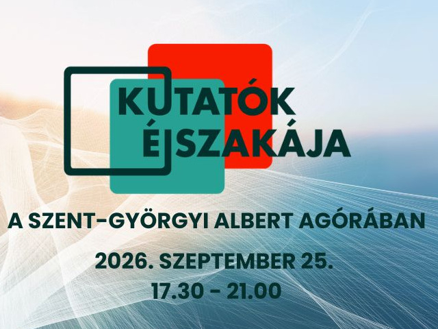 Kutatók Éjszakája 2026.