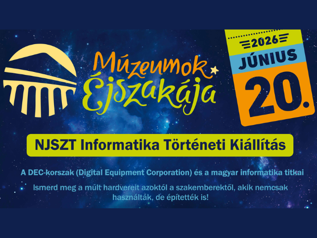 Múzeumok Éjszakája 2026 - ITK